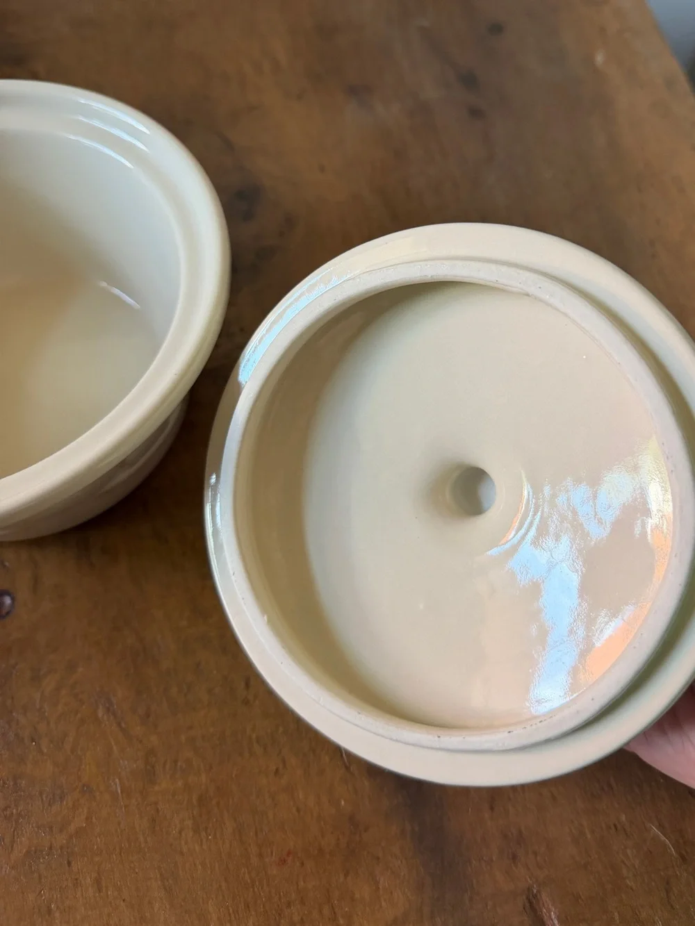 Longaberger Pottery Woven Traditions Ivory 6